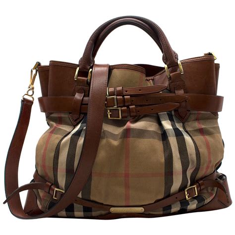 burberry top handle canvas nova check bag|burberry nova check crossbody bag.